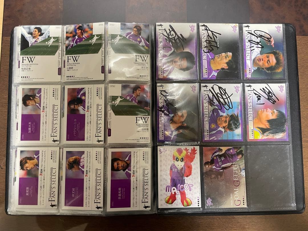 京都サンガのサイン入りカード