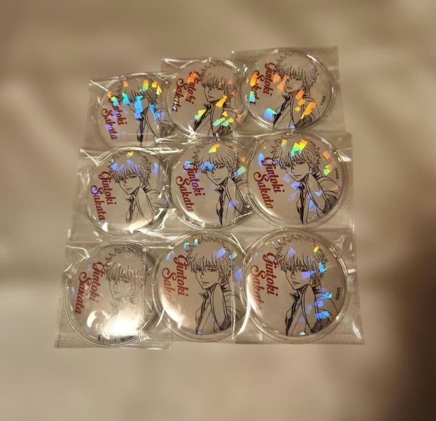 銀魂　坂田銀時　オールスター缶バッジ　9個