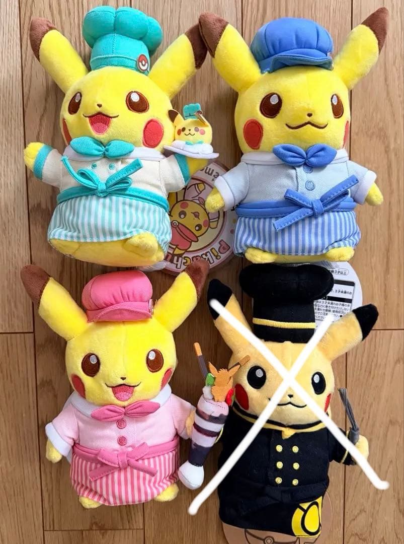 ピカチュウスイーツ ポケモンカフェ ピカチュウ、パティシエール、パティシエ