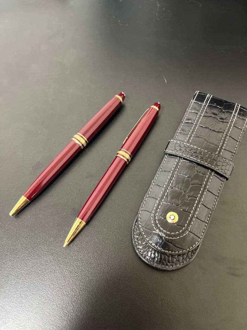 モンブラン　ボルドー ボールペン シャーペンセット ケース付き