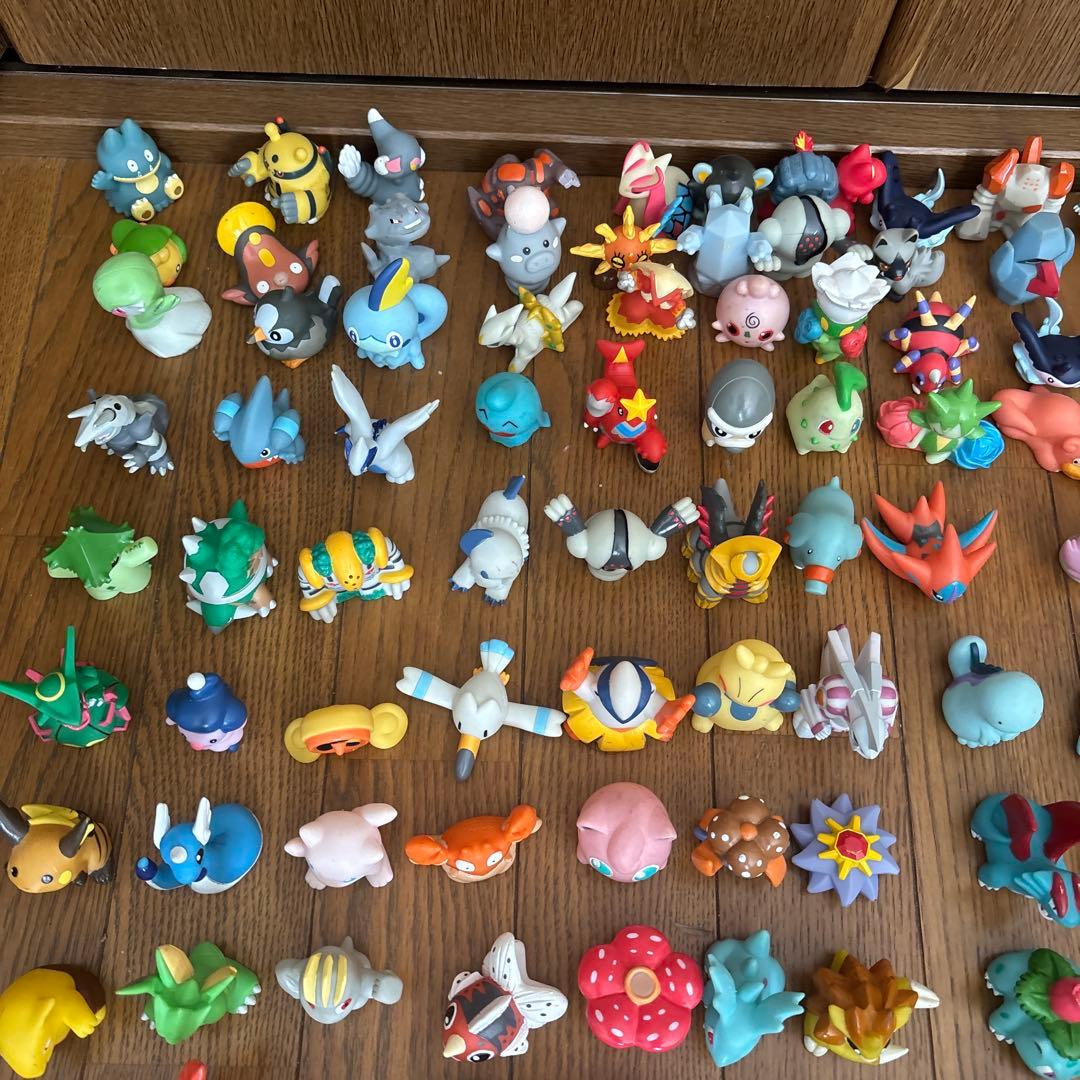 ポケモンキッズ　クリア　初代　指人形　フィギュア　約155体　初期