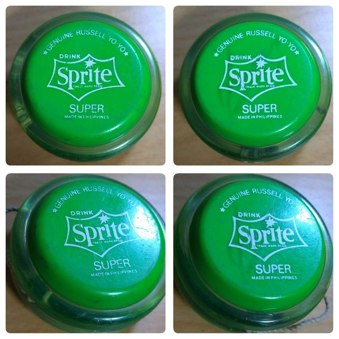 スーパーヨーヨー 2個セットコカコーラ スプライト 薄いサイン入り 当時物 希少
