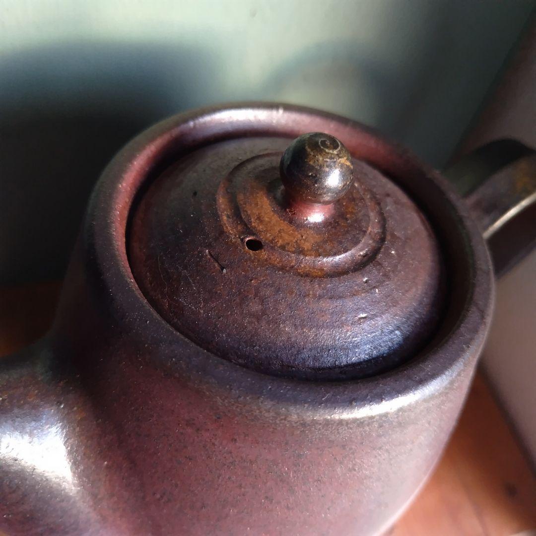 備前焼　急須　後楽窯　堀川南山　ティーポット　茶道具　茶器　岡山伝統工芸品　珈琲