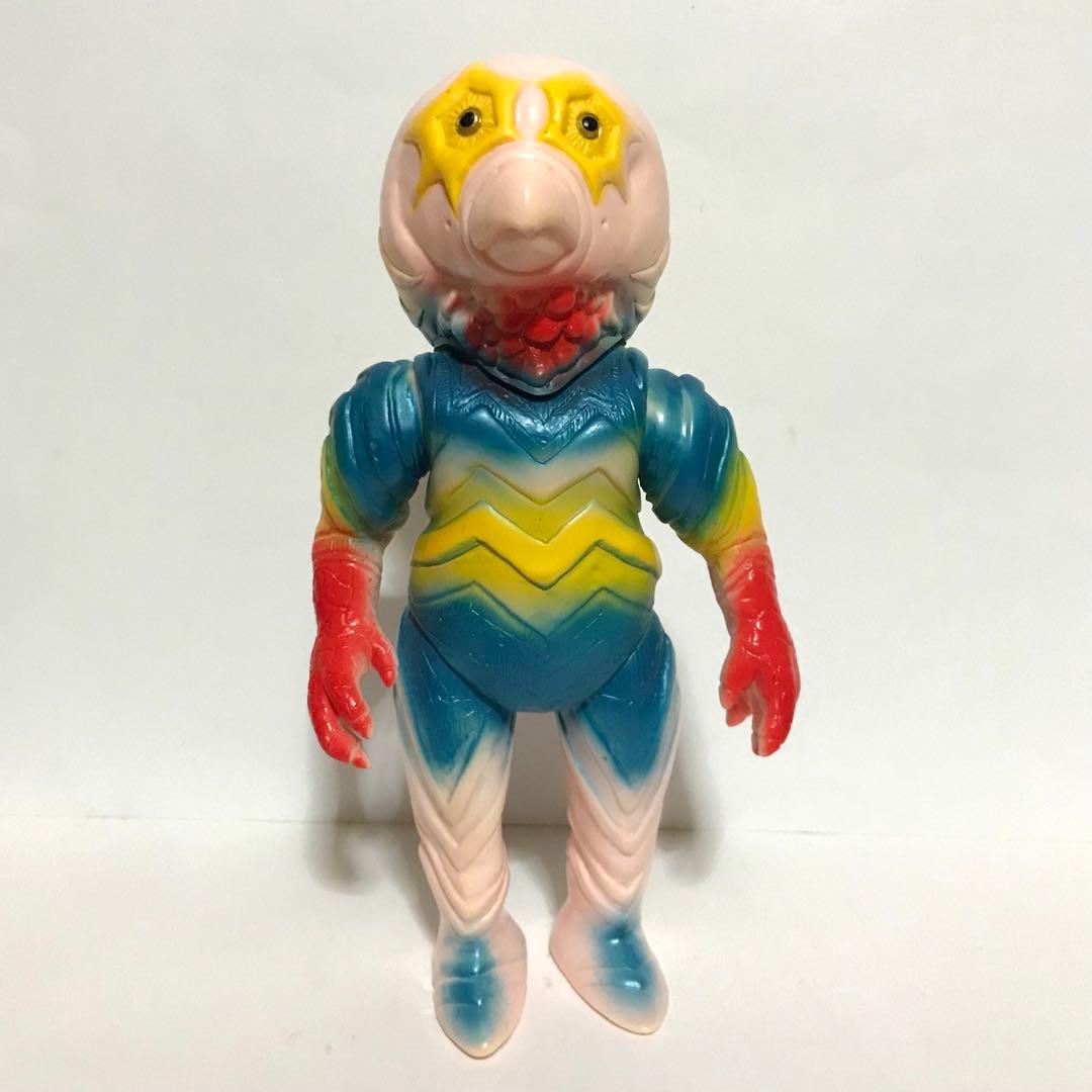 ベアモデル オール怪獣 ガッツ星人 ピンク成型 ソフビ