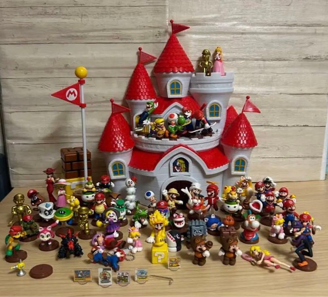 スーパーマリオ　プレイセットピーチ城　チョコエッグ　フィギュア　まとめ　セット
