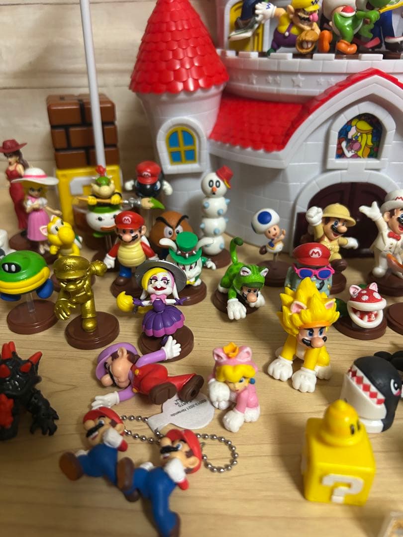 スーパーマリオ　プレイセットピーチ城　チョコエッグ　フィギュア　まとめ　セット