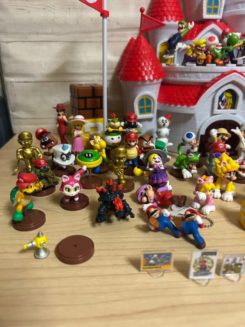 スーパーマリオ　プレイセットピーチ城　チョコエッグ　フィギュア　まとめ　セット