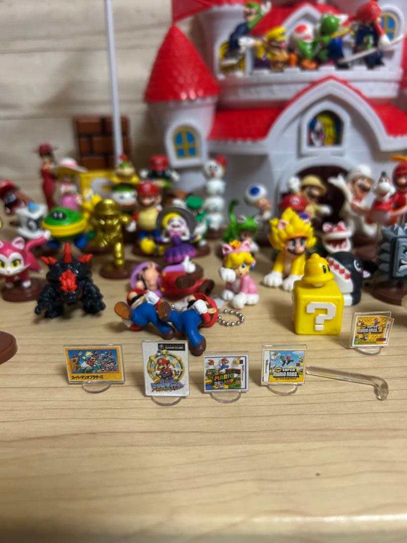 スーパーマリオ　プレイセットピーチ城　チョコエッグ　フィギュア　まとめ　セット