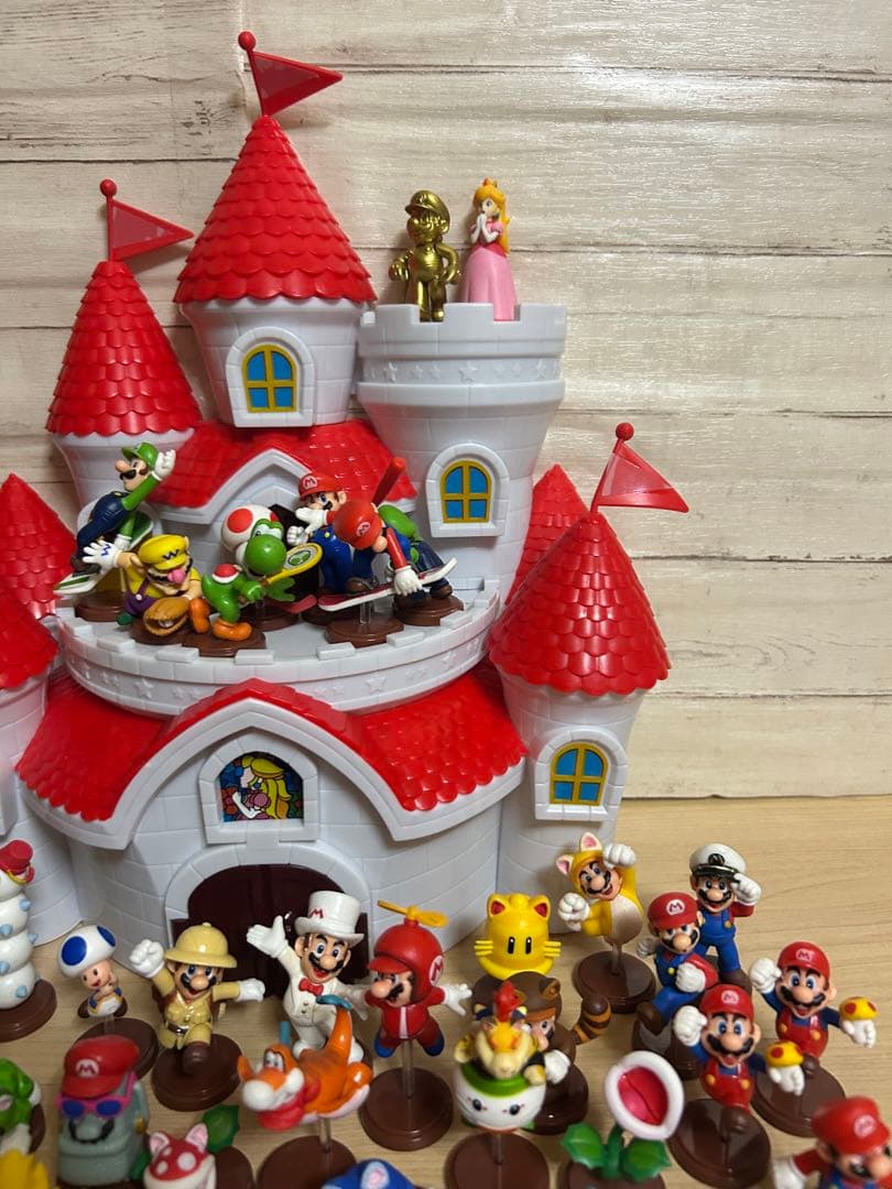 スーパーマリオ　プレイセットピーチ城　チョコエッグ　フィギュア　まとめ　セット