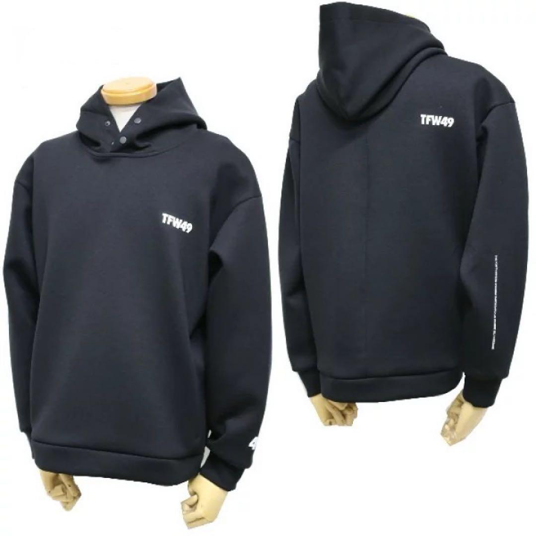 TFW49 プルオーバー　パーカー　ブラック　L ゴルフ　スウェット