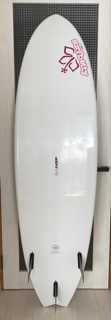 NSP ファンボード ピンクハイビスカス柄 64インチ