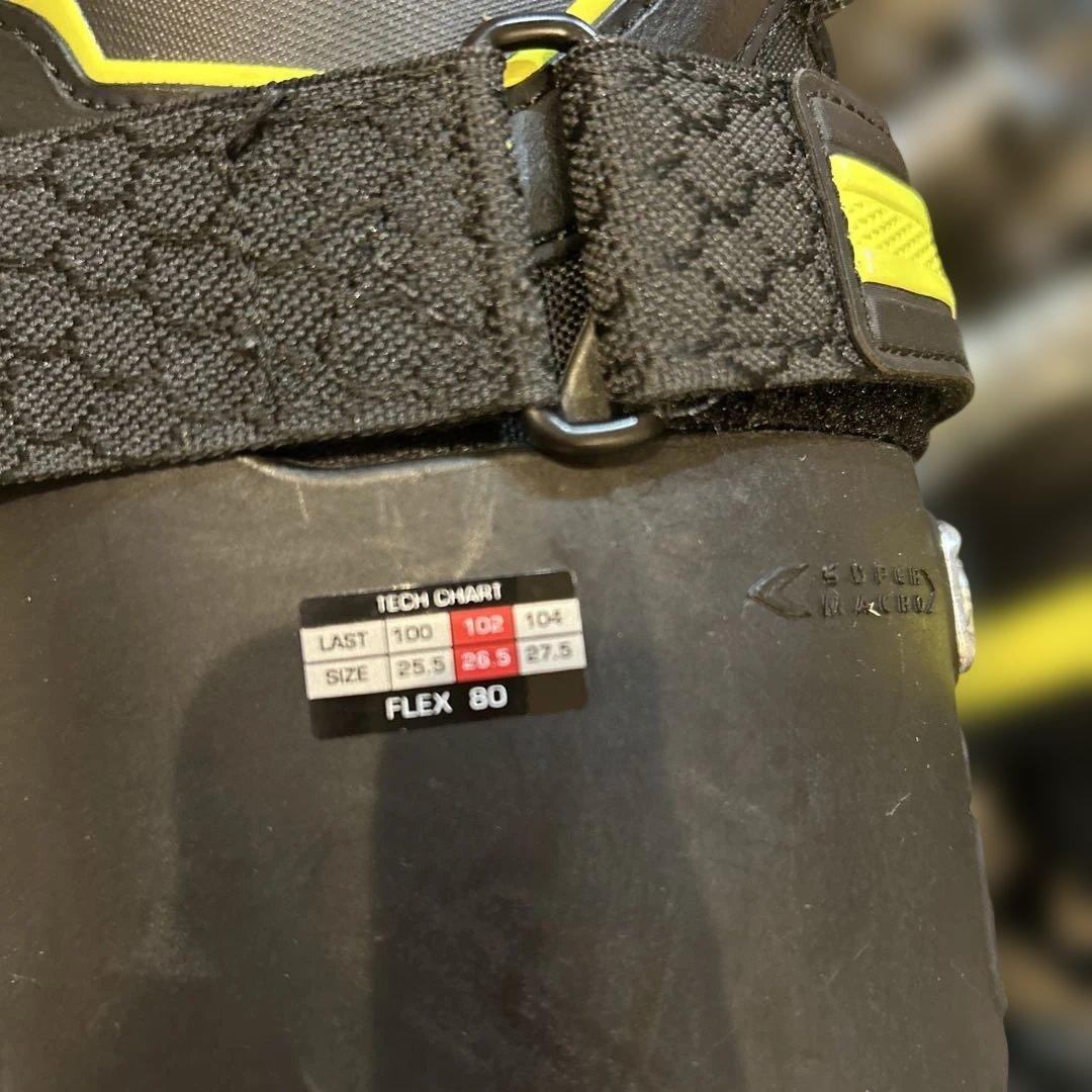 スキーブーツ　28-28.5 フレックス80