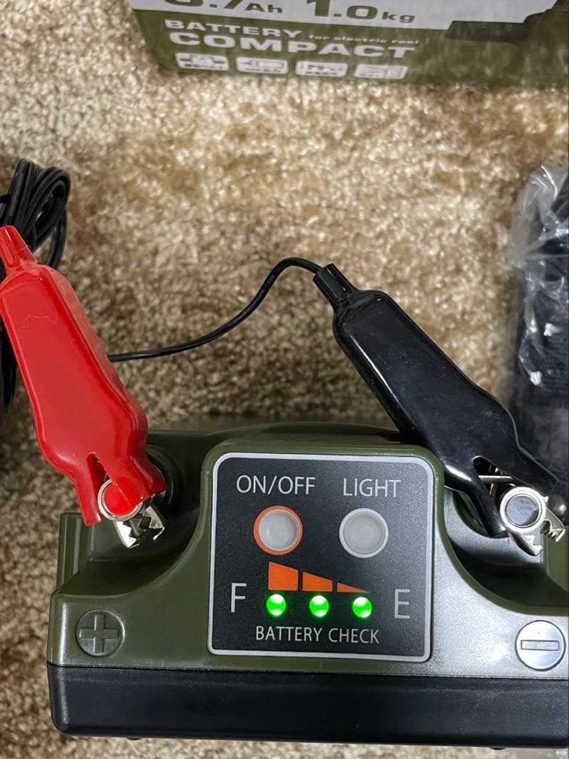 Hapyson YQ-105 電動リール用バッテリー　3.4回使用