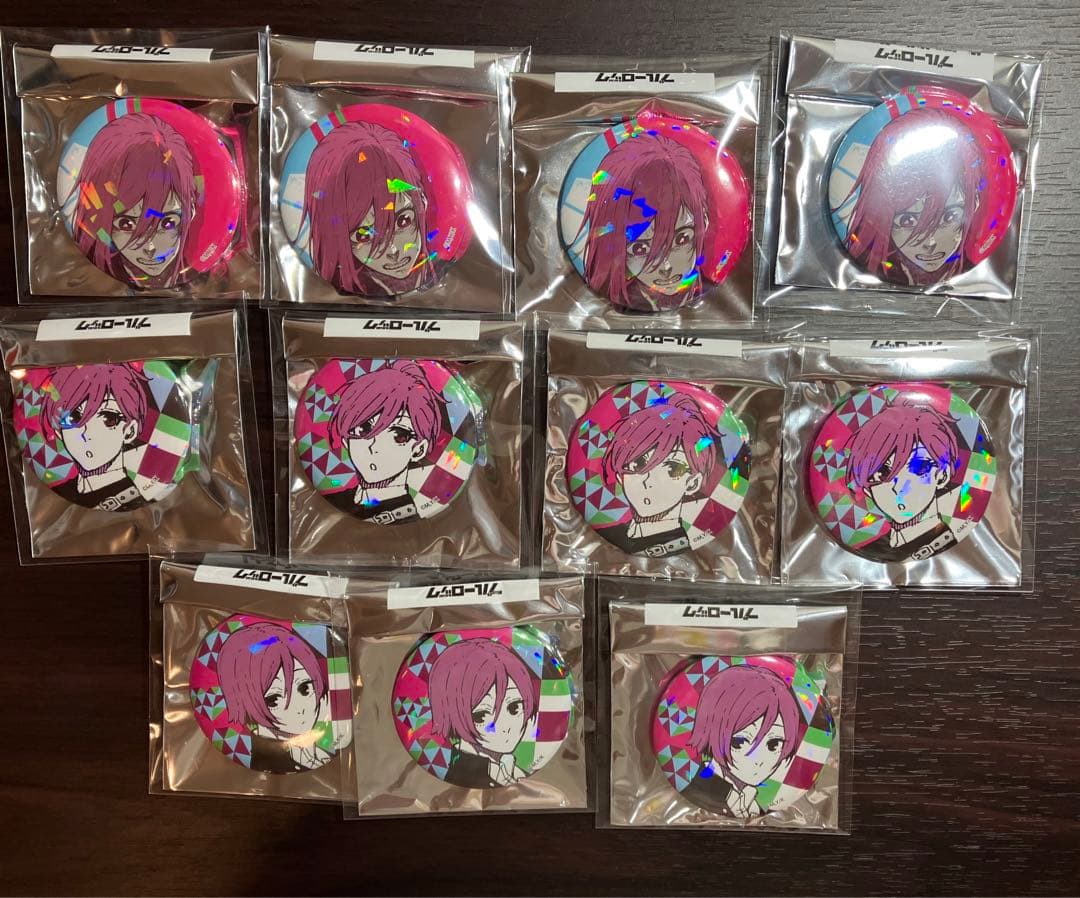 ブルーロック 中国再販 原作 マズル ホログラム缶バッジ 千切 11点