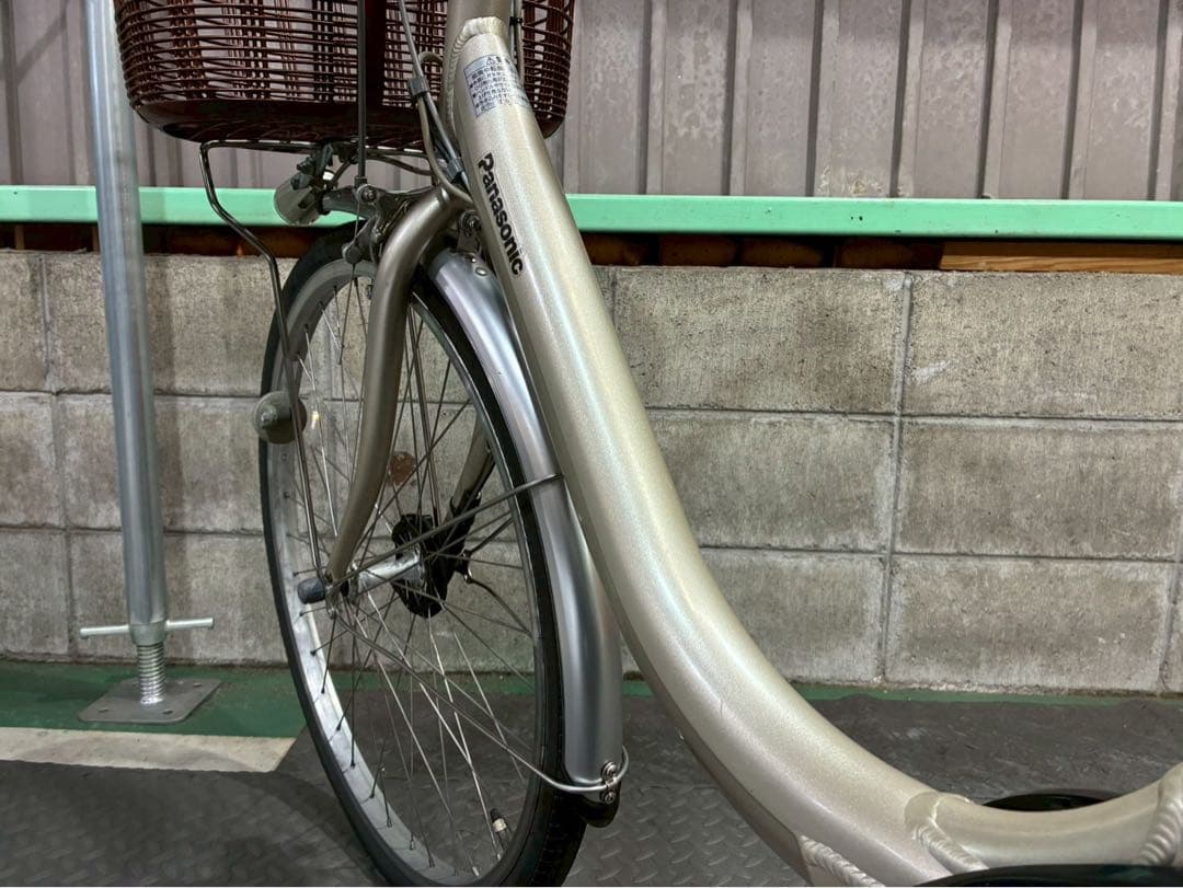 №3718 電動自転車　パナソニック　ビビライトU 24インチ ゴールド