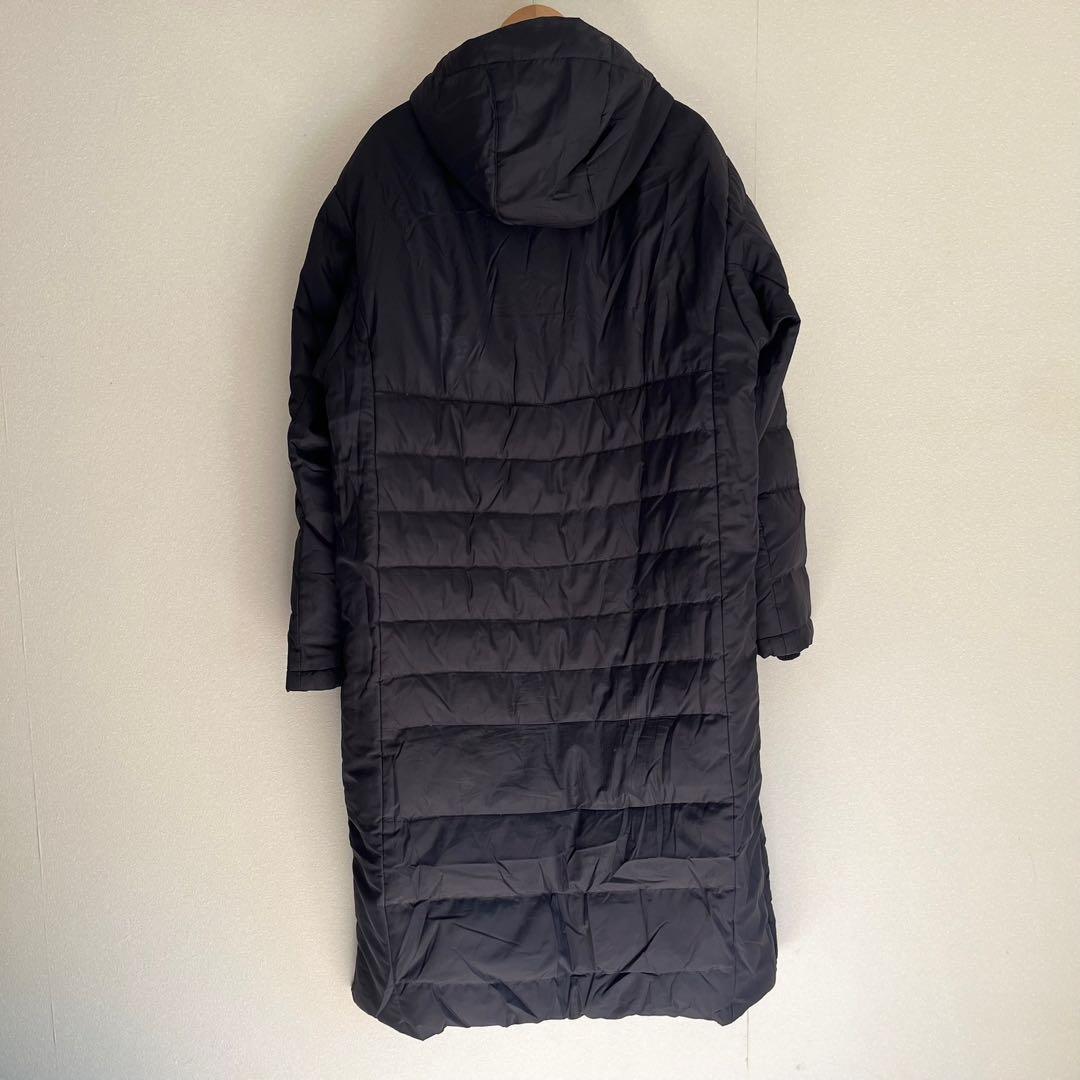 Mizuno ダウン　ロングベンチコート　ブラック黒M