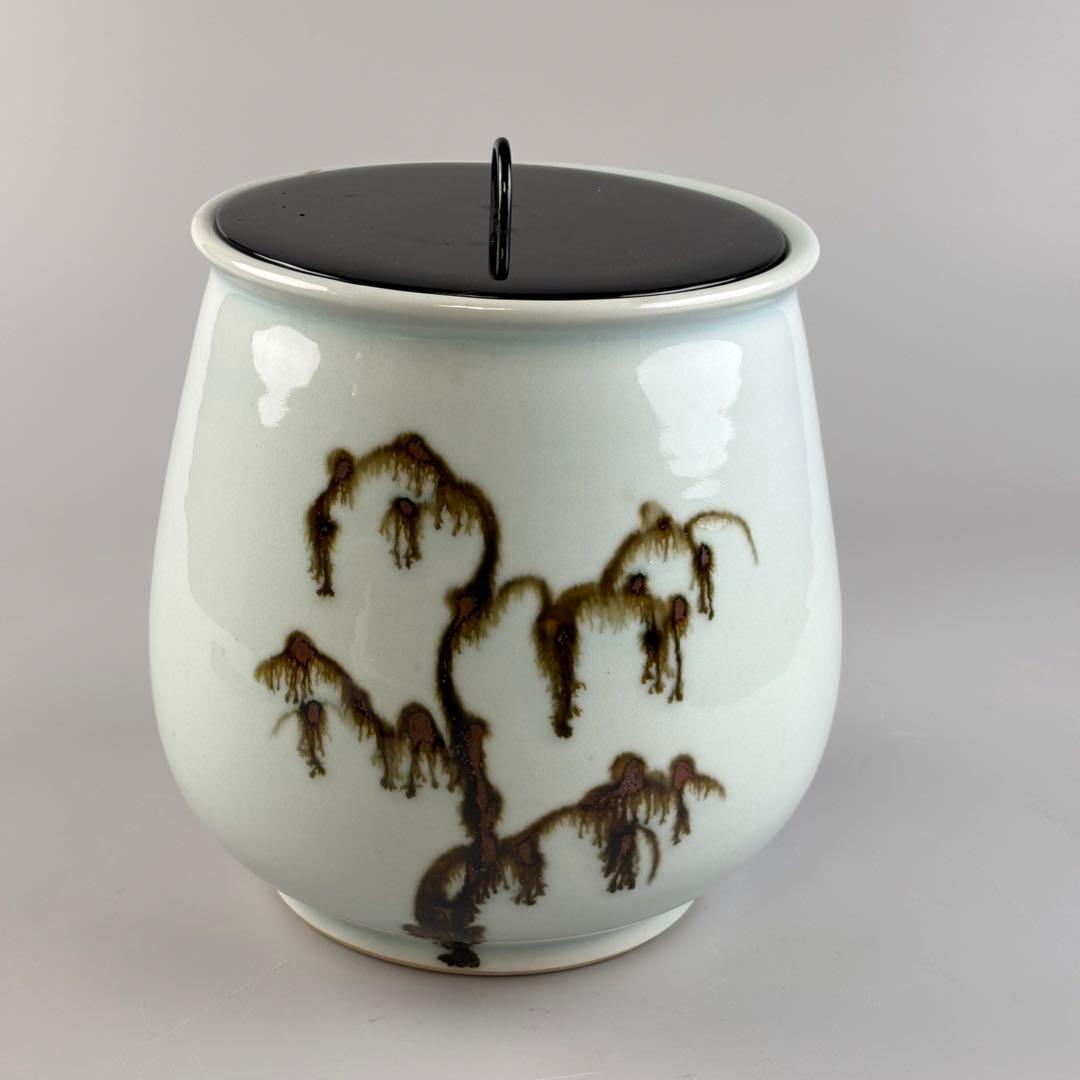 韓国　人間国宝 池順鐸作 白磁 水指 高麗 茶道具