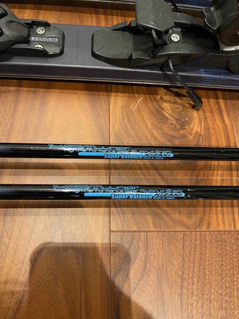 HART QUEST RC 子供用スキー板 128㎝　ストック90㎝ 2点セット