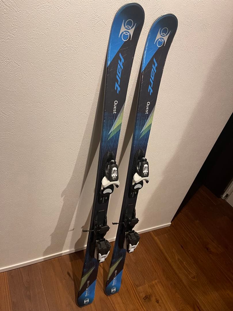 HART QUEST RC 子供用スキー板 128㎝　ストック90㎝ 2点セット