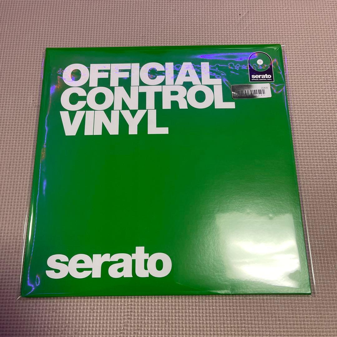 Serato Control Vinyl クリアグリーン2枚セット