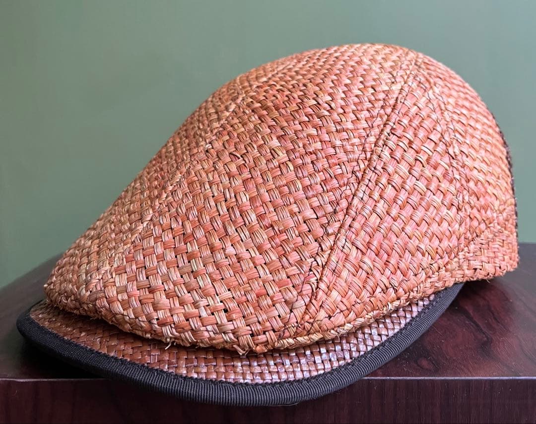 CA4LA メンズ ストローキャップ 60cm アジアンスタイル