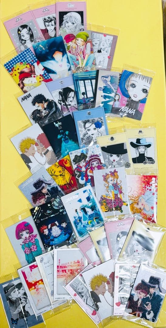 矢沢あい ツインウエハース メタリックプラカード　まとめ売り　37枚　バンダイ