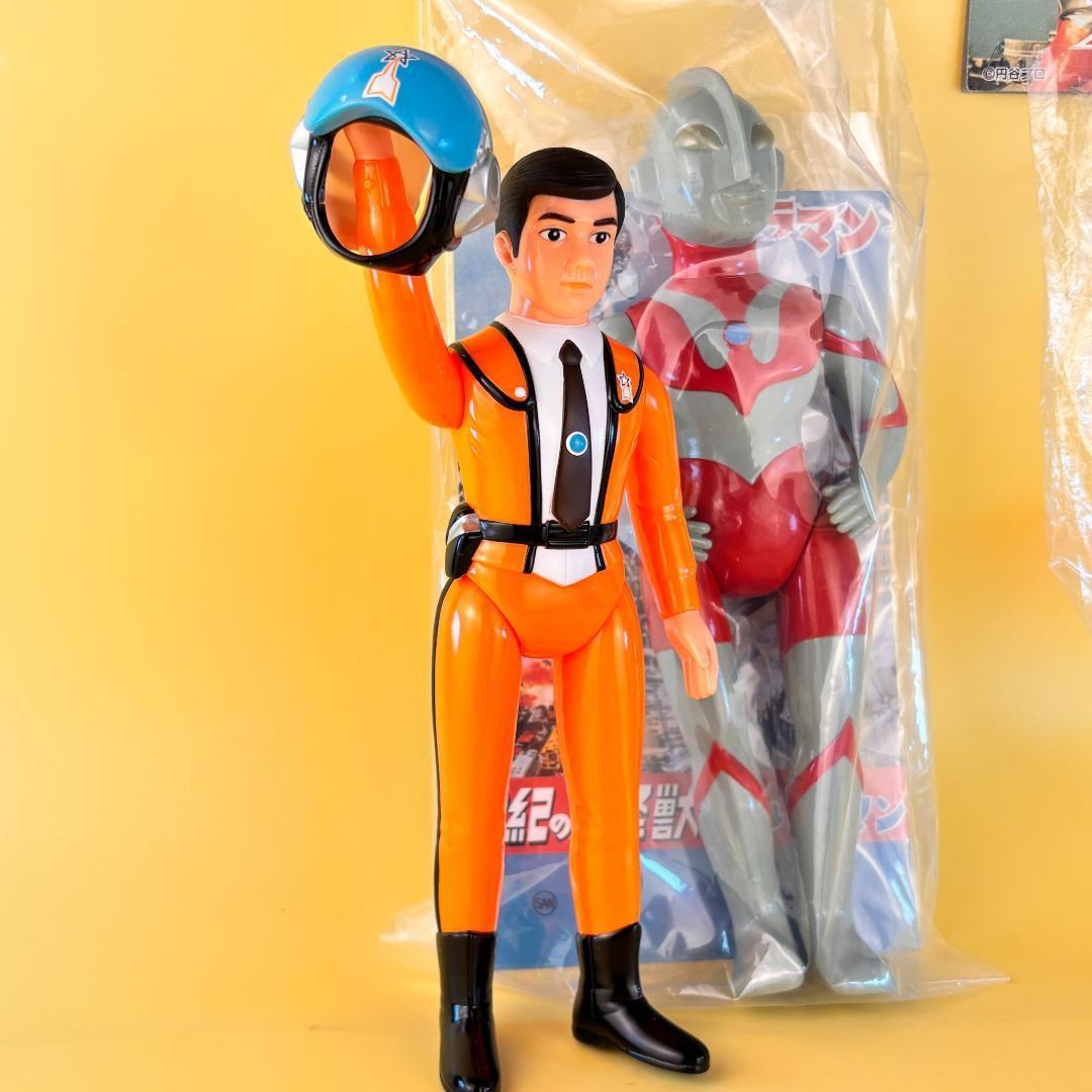 マルサン ウルトラマン 450・M1号 ハヤタ隊員 ベータカプセル レア ソフビ