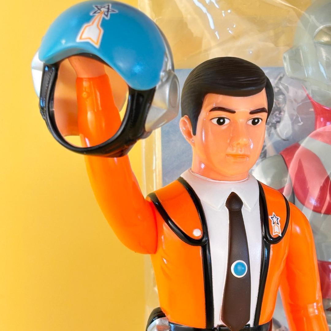 マルサン ウルトラマン 450・M1号 ハヤタ隊員 ベータカプセル レア ソフビ