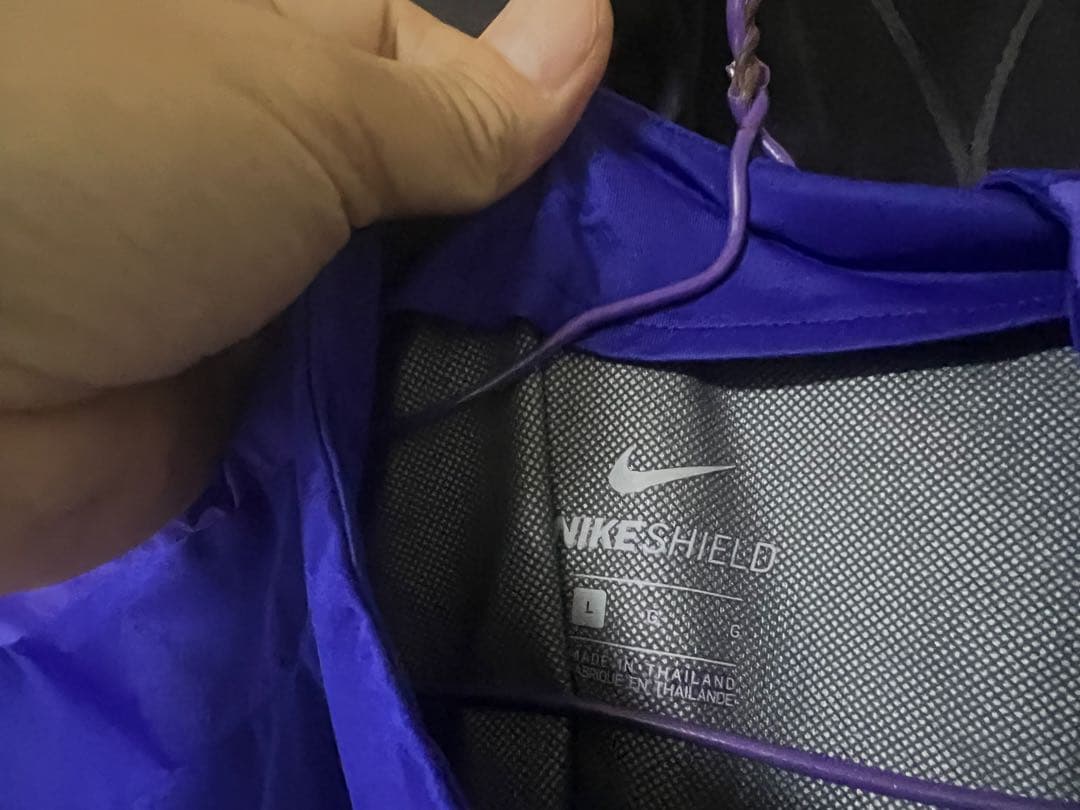 サンフレッチェ広島 Nike ハーフジップピステ 紫　サイズＬ