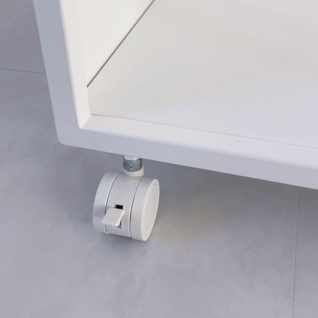 新品　目隠しワゴン タワー 山崎実業 tower キャスター付き ワゴン