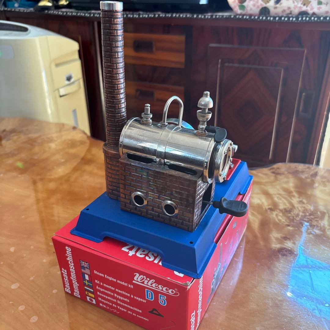 Wilescoヴィレスコ D8スチーム エンジン蒸気 模型 元箱 付