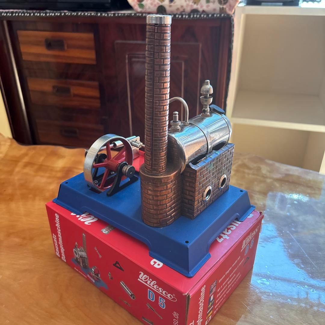 Wilescoヴィレスコ D8スチーム エンジン蒸気 模型 元箱 付