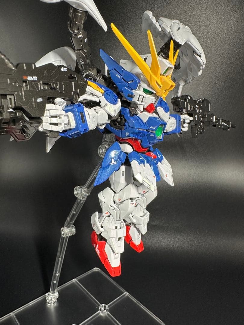 リンプラパール塗装　MGSD ウィングガンダムゼロEW