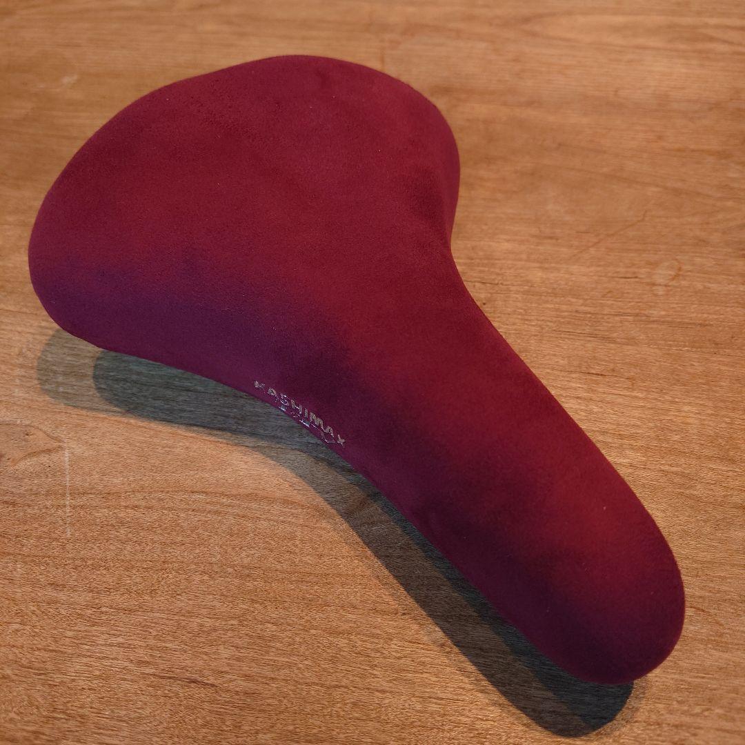 KASHIMAX ボルドーレッド バックスキンサドル 未使用品