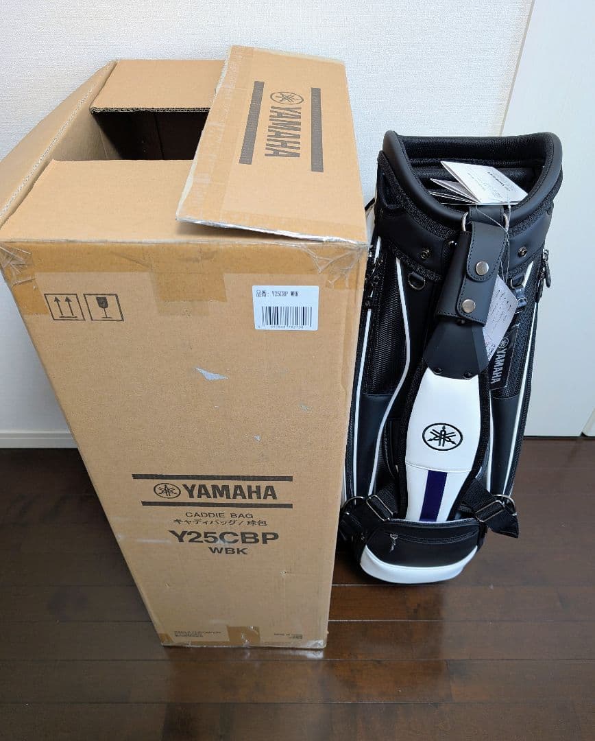 YAMAHA ヤマハ キャディバッグ9.5型Y25CBP 有村智恵プロサイン入り