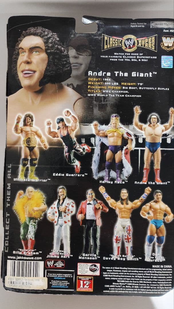 JAKKS社版 WWEプロレスフィギュア アンドレザジャイアントおまけ付