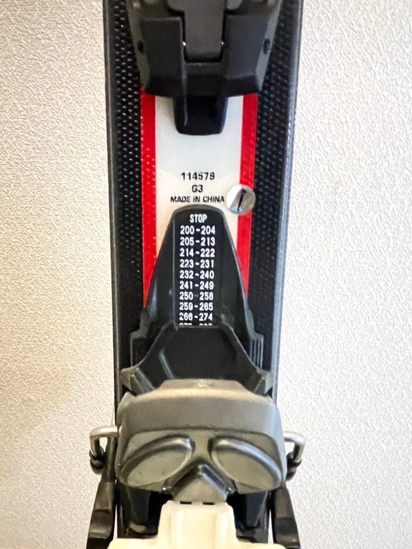 フォルクル　スキー板　110 ビンディング付き