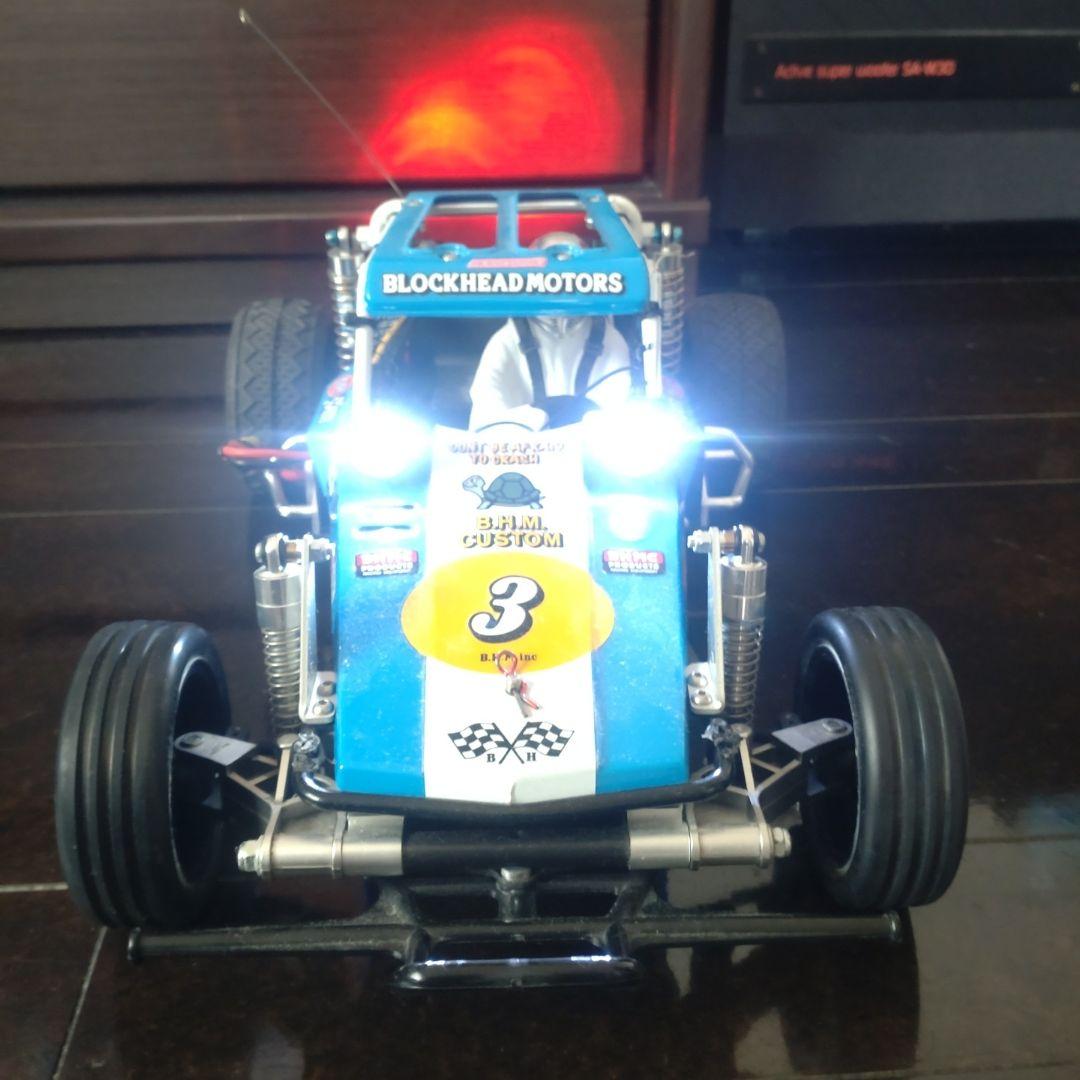 タミヤ ワイルドワンオフローダー ブロックヘッド カスタム車輌