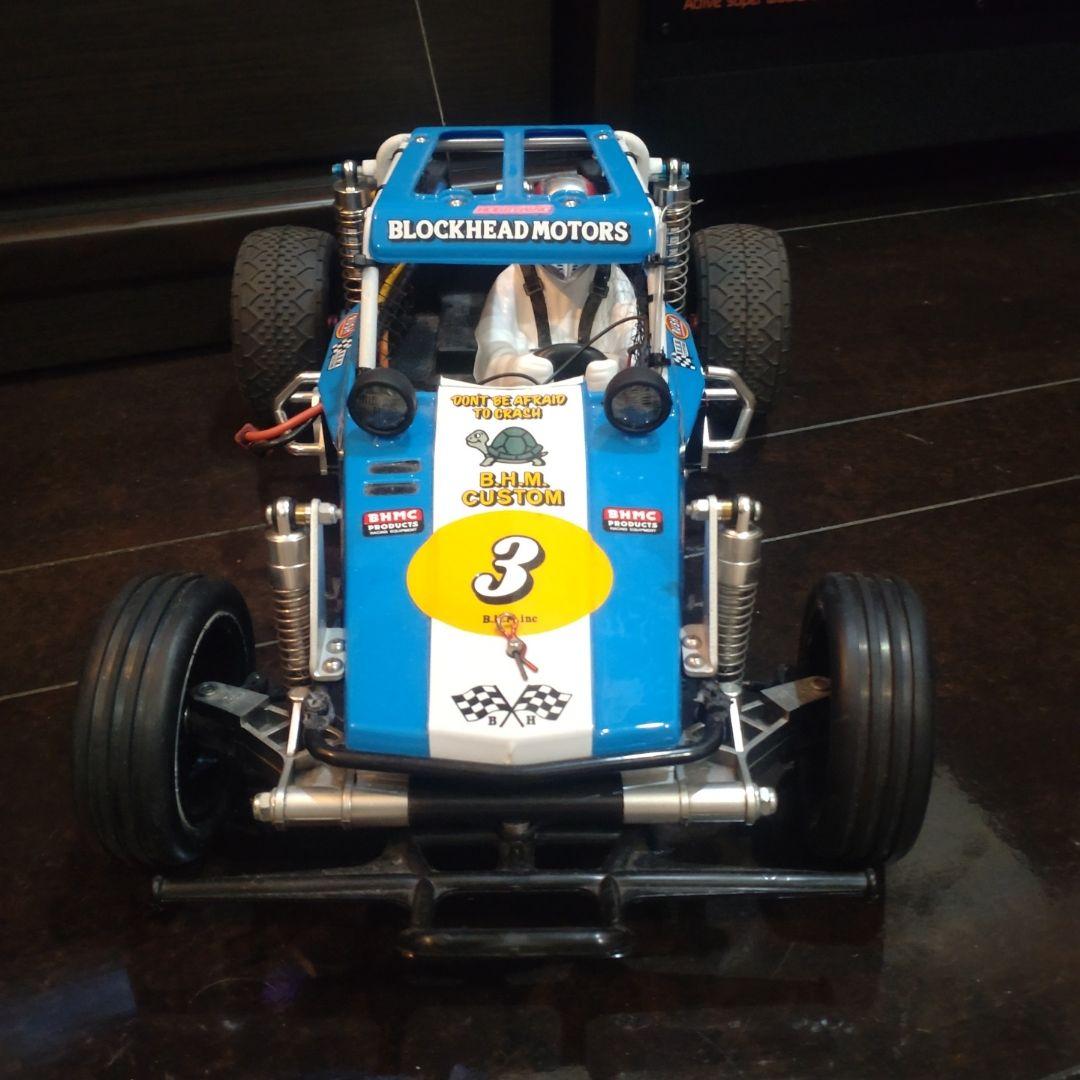 タミヤ ワイルドワンオフローダー ブロックヘッド カスタム車輌