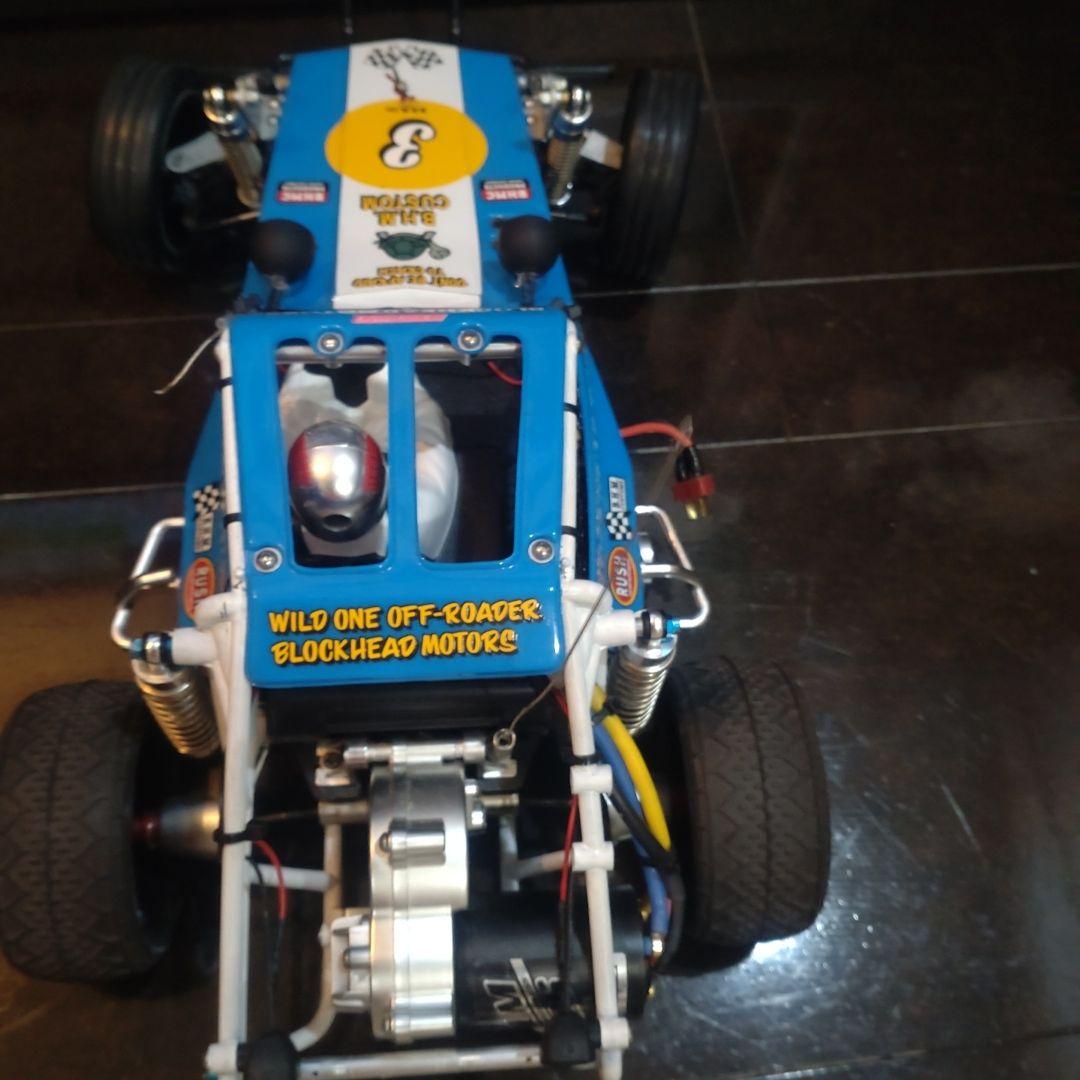 タミヤ ワイルドワンオフローダー ブロックヘッド カスタム車輌