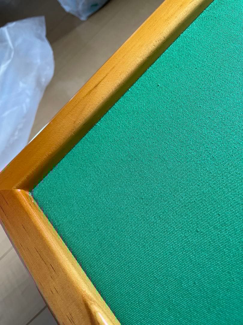 緑色布製麻雀卓折りたたみ式