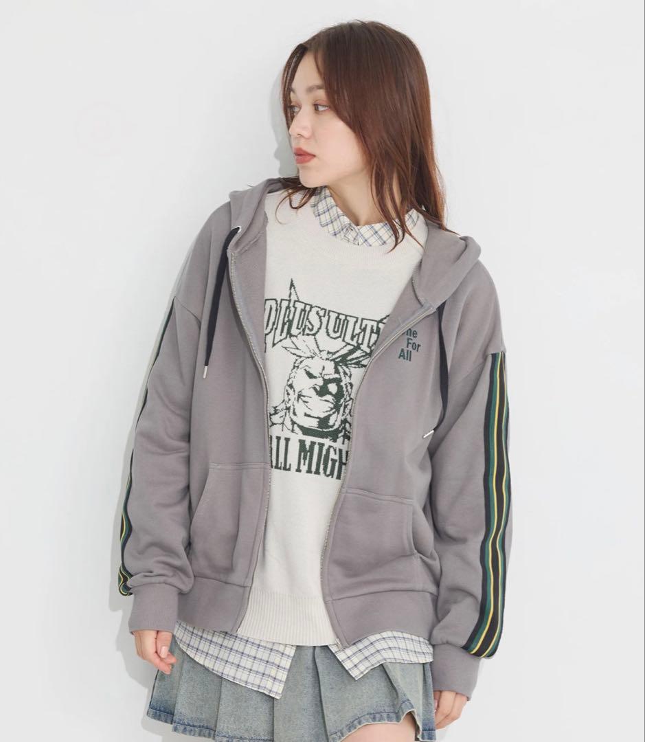 ヒロアカ earth コラボ 緑谷出久 パーカー