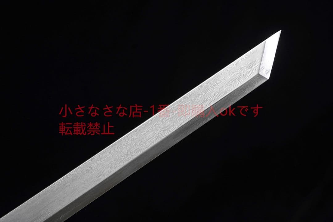 天祥唐横刀百錬模様鋼  古兵器 武具 刀装具 日本刀 模造刀 居合刀