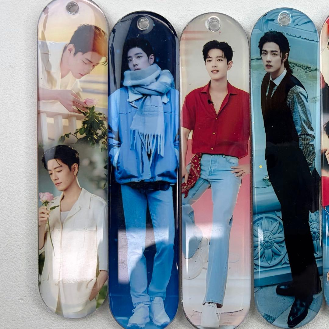 肖戦 新作　可愛い　栞　レジンキーホルダー 7点セット❣️0126