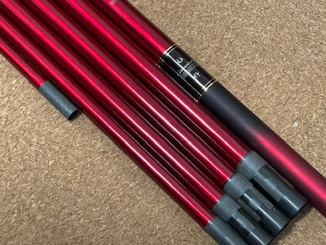 【中古品】 がまかつ がま鮎 パワースペシャルⅣレッド 引抜早瀬90