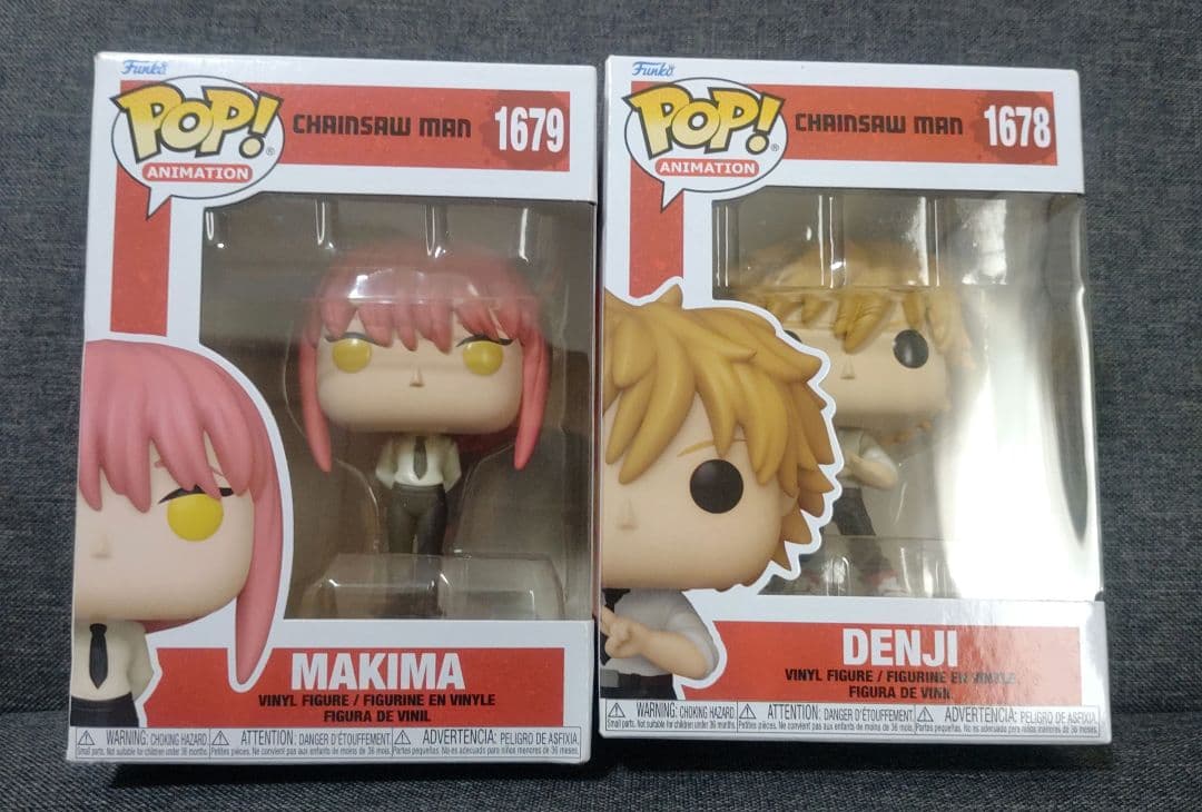 funko pop チェンソーマン マキマ デンジ ２個セット