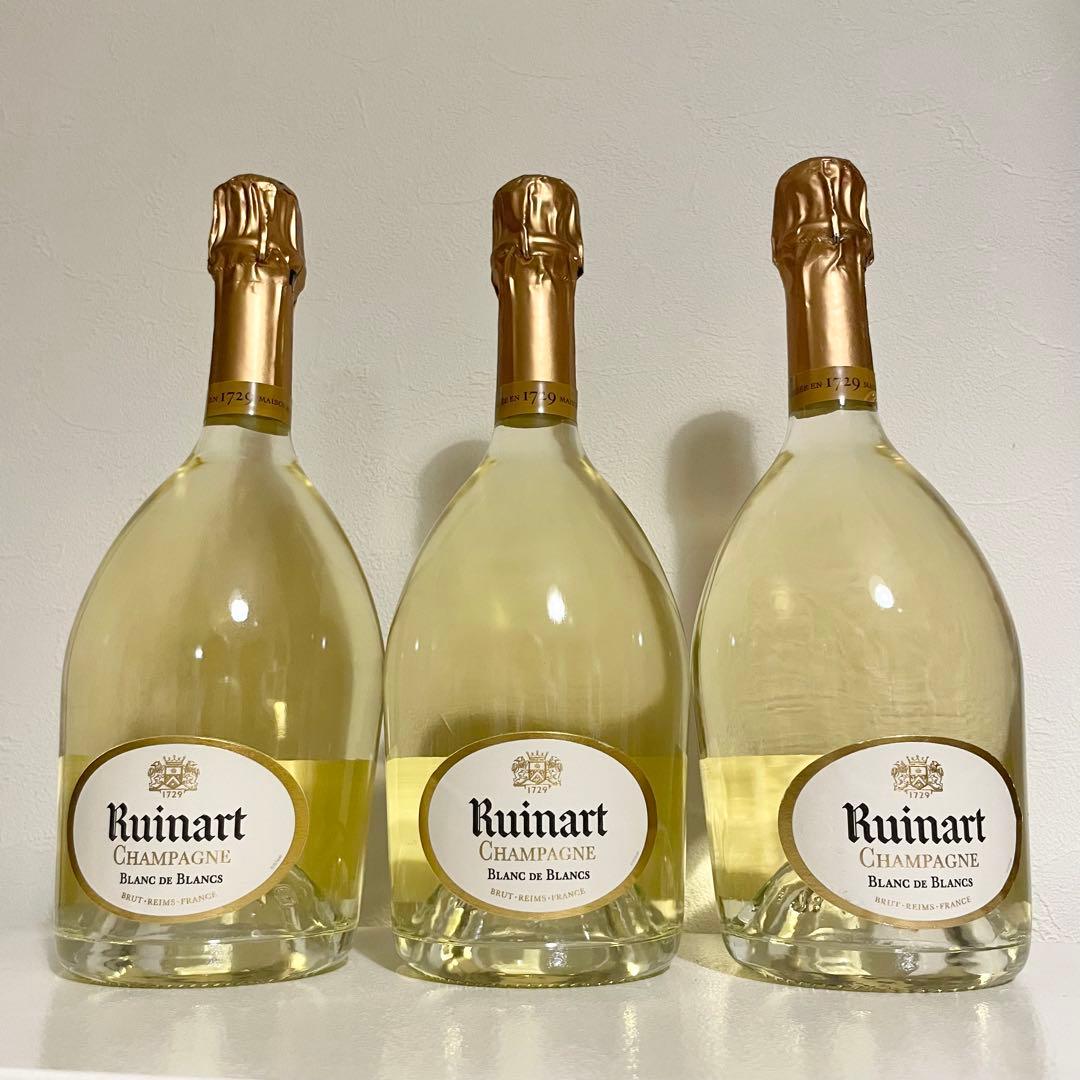 Ruinart Blanc de Blancs シャンパン３本セット