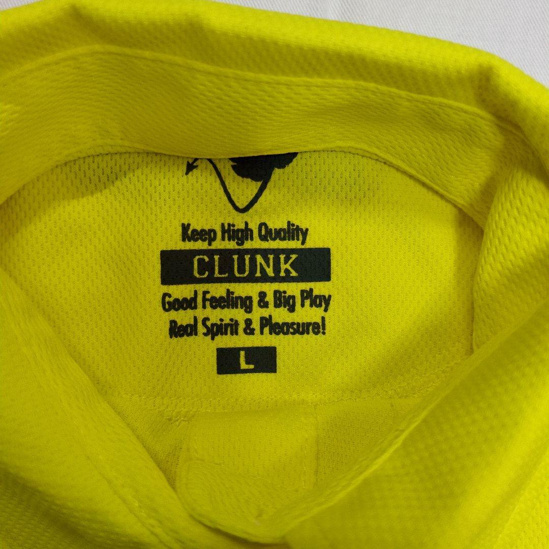 【Clunk】 ストライプポロワンピース Lサイズ　※新品未使用