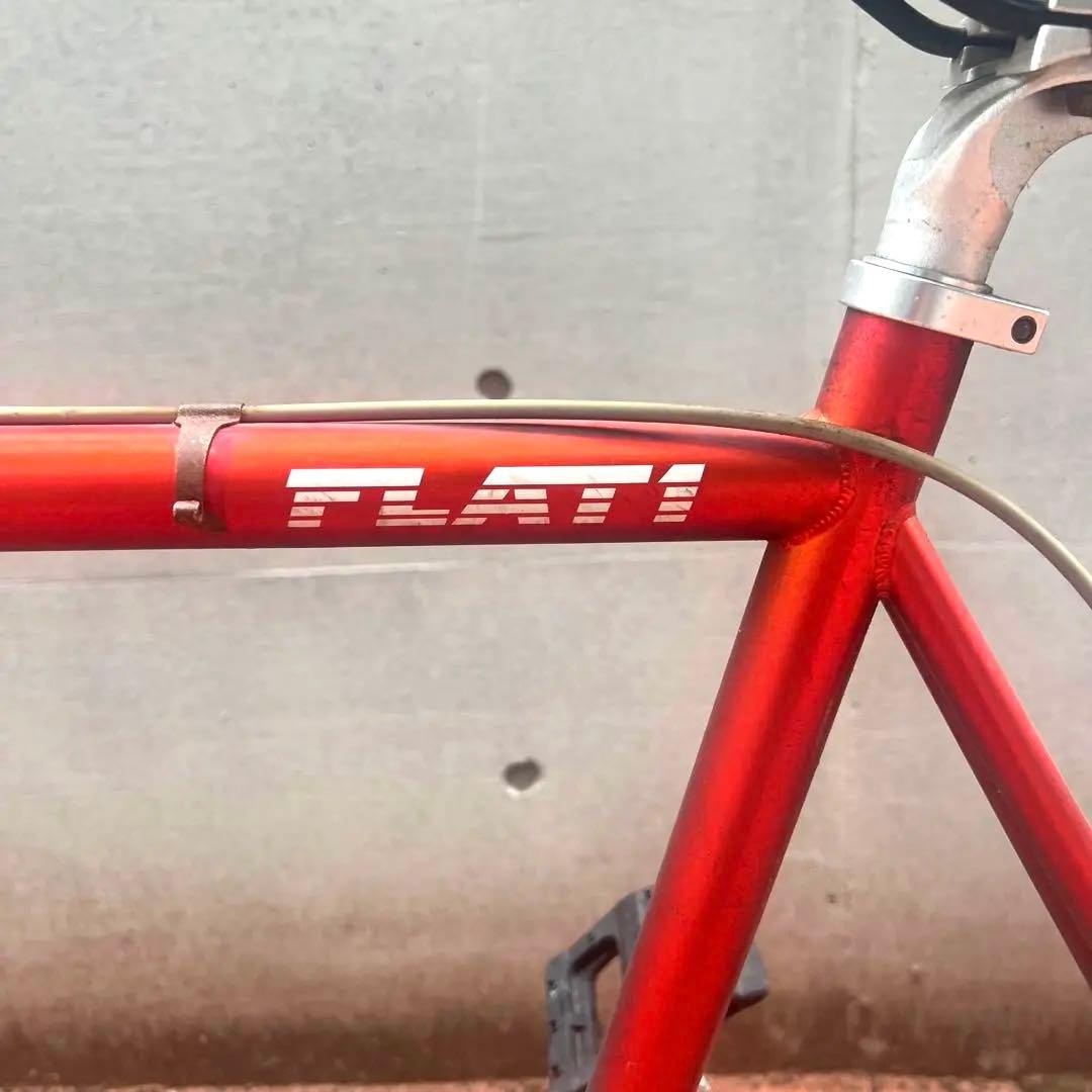 レア車体 cycroc flat1 シングル RED 485 ミニベロ