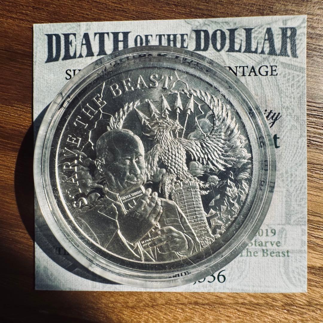 （激レア！）プーチン大統領　1オンス 銀貨　Starve The Beast
